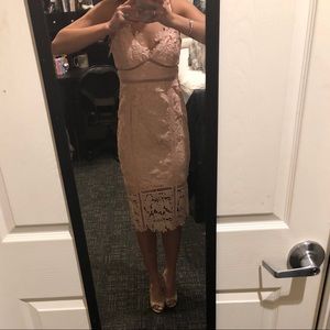 Light pink formal dress